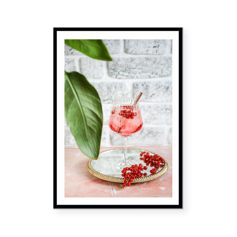 Berry Tonic Drink | Art Print