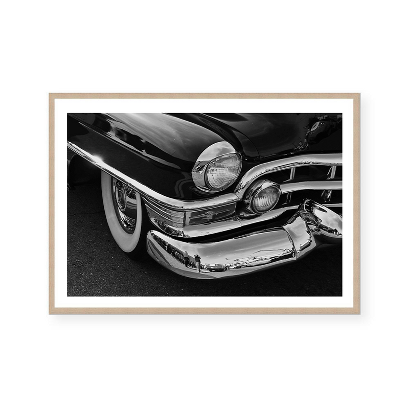 Vintage Automobile | B&W | Art Print