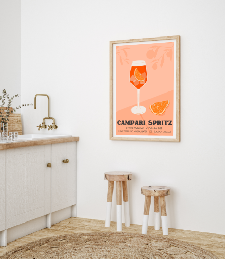 Campari Spritz | Art Print