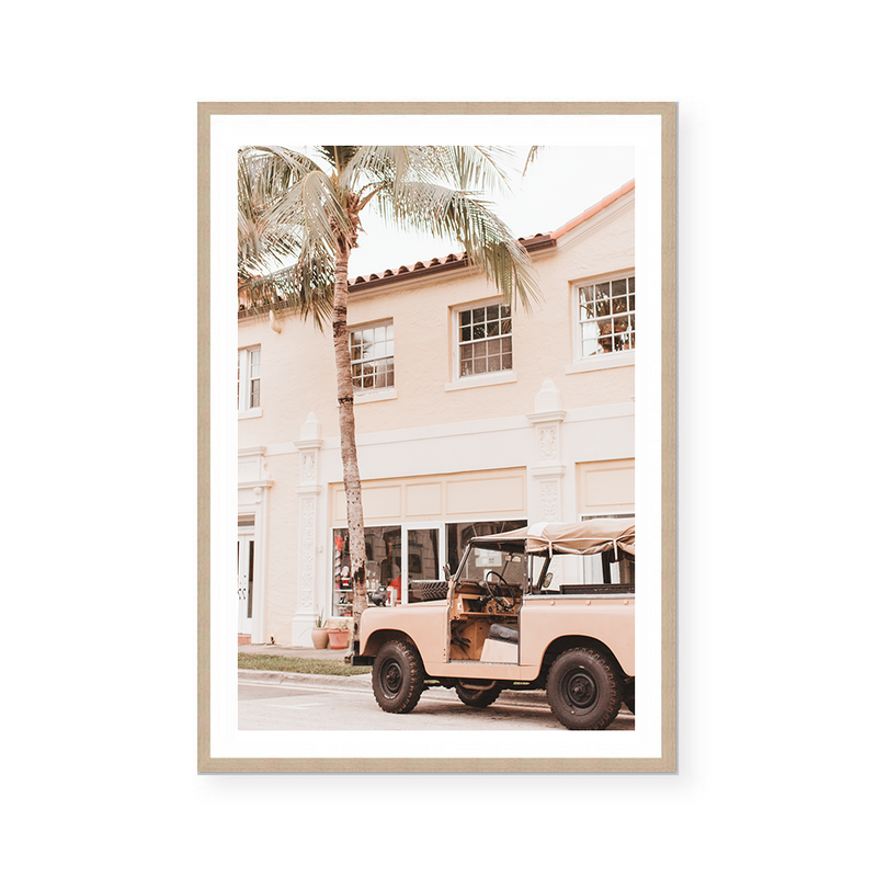Vintage Land Rover | Art Print