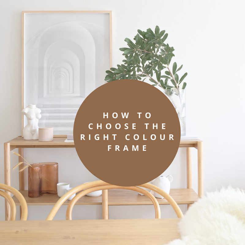 How to Choose a Picture Frame Color and Design