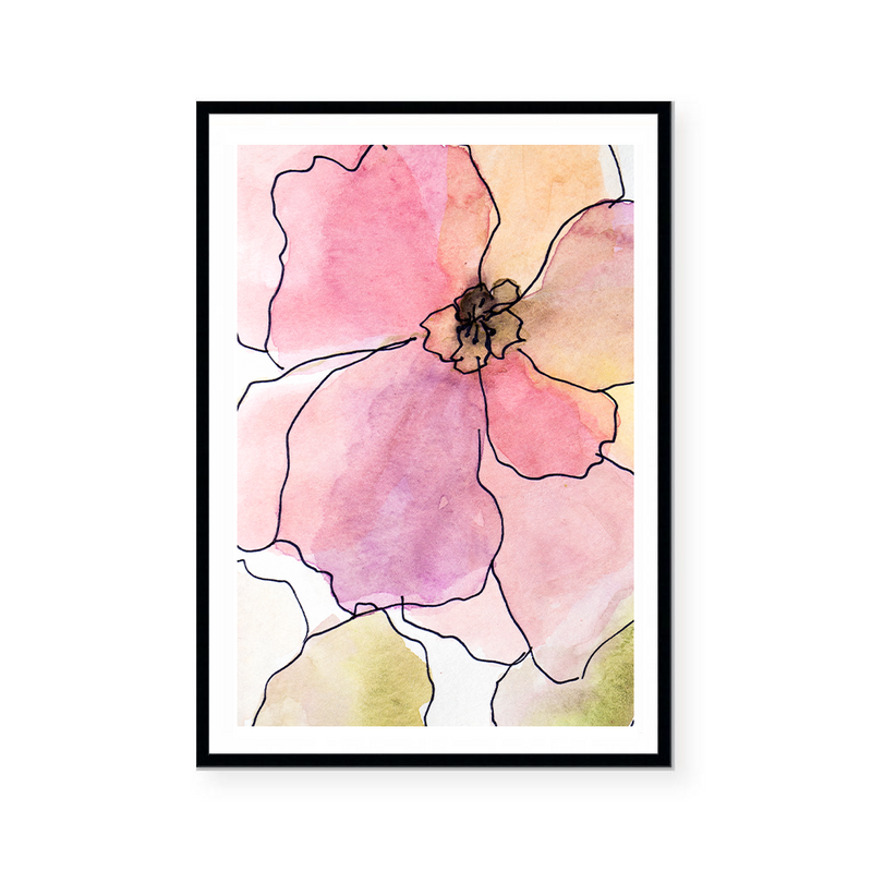 Watercolour Flower Bouquets IV | Art Print