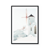 Windmill In Santorini | Art Print