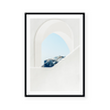 Minimalist Building In Fira | Art Print