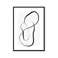 Soft Neutral Fluid III | Art Print