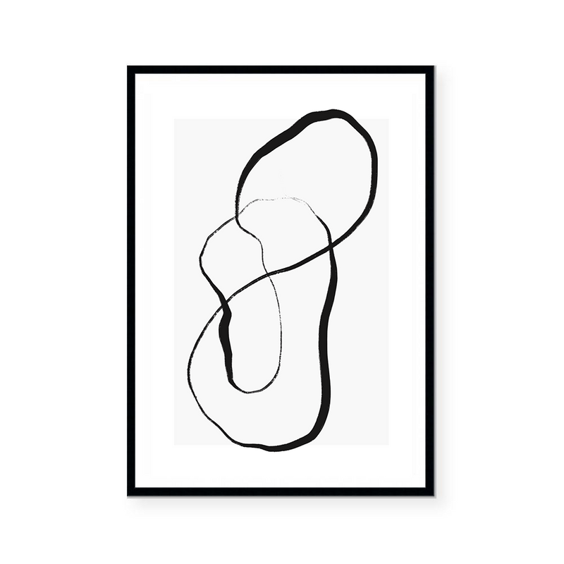 Soft Neutral Fluid III | Art Print