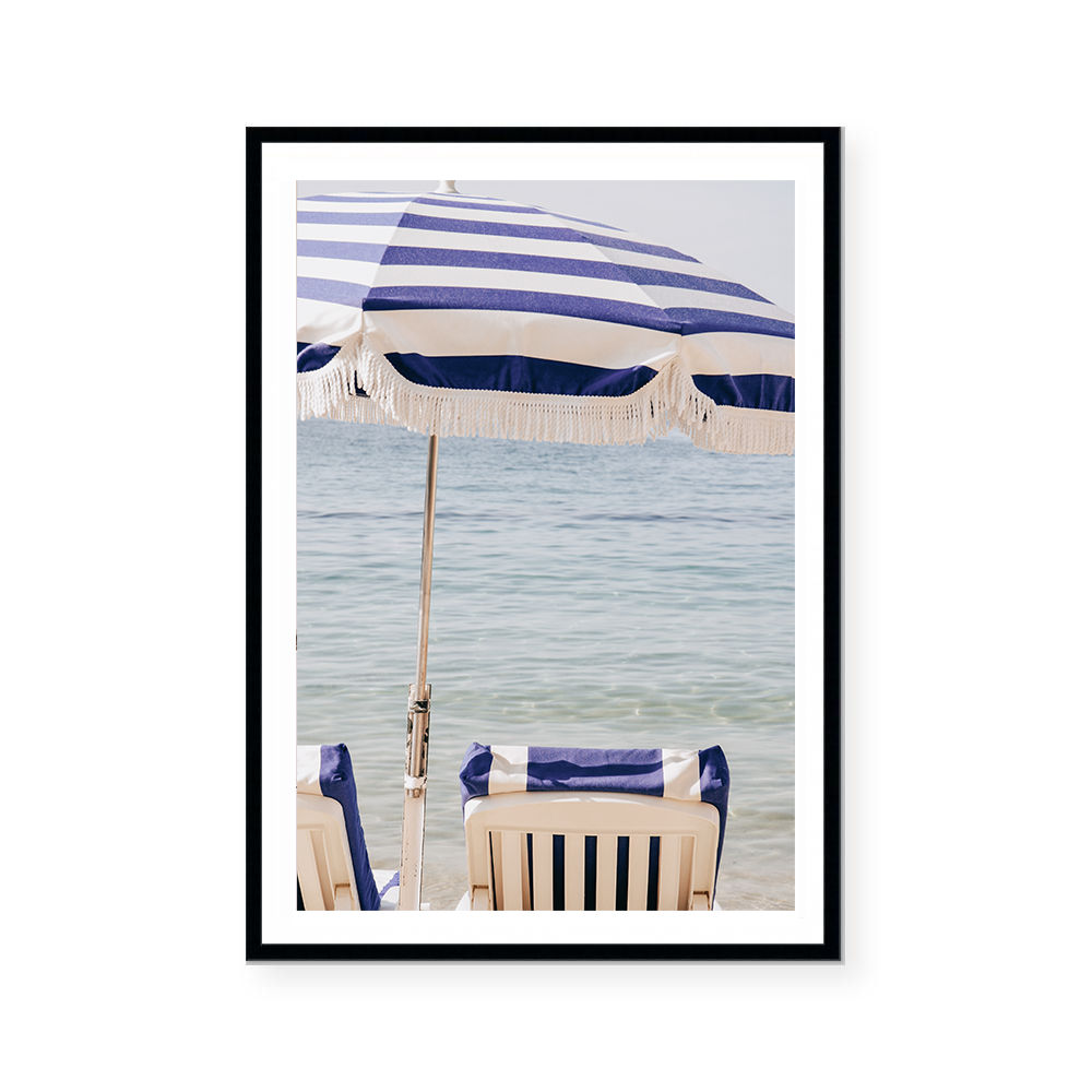 Juan-les-Pins Azure Calm | Art Print