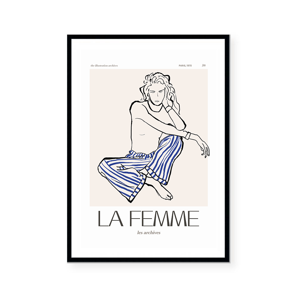 La Femme Archives I | Art Print