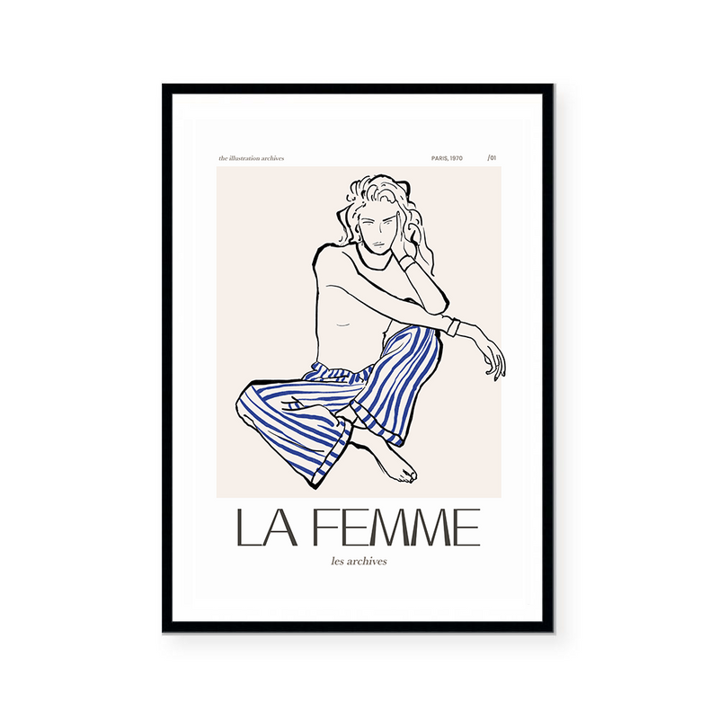 La Femme Archives I | Art Print
