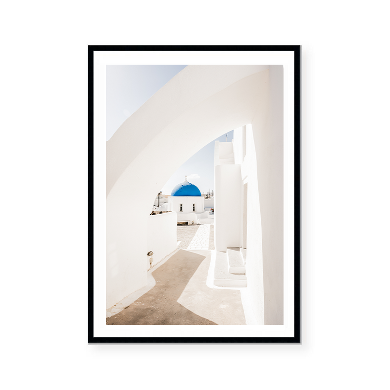 Megalochori, Santorini Island, Greece | Art Print