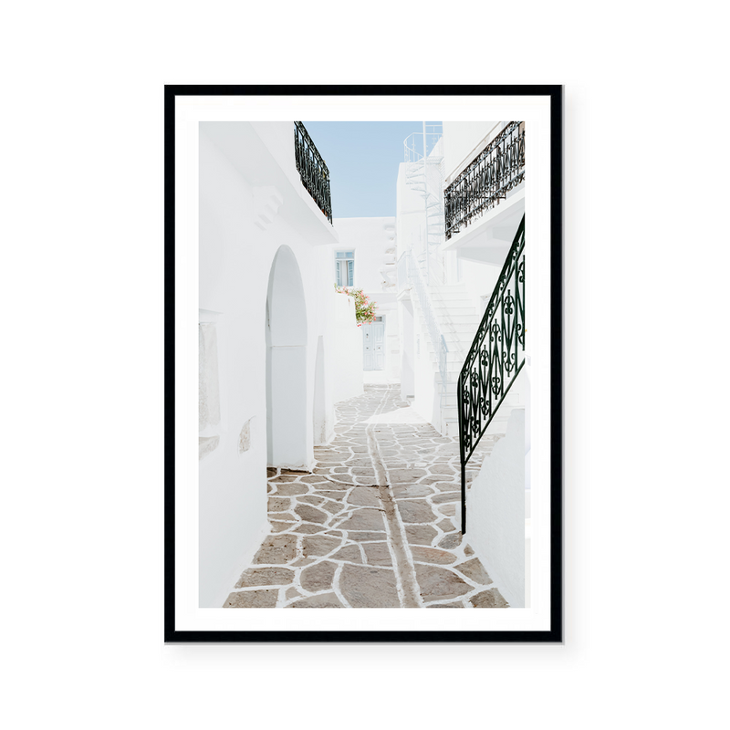Crowded House In Greece | Art Print