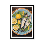 Sardines On Plate I | Art Print