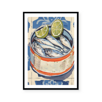 Sardines And Lime | Art Print