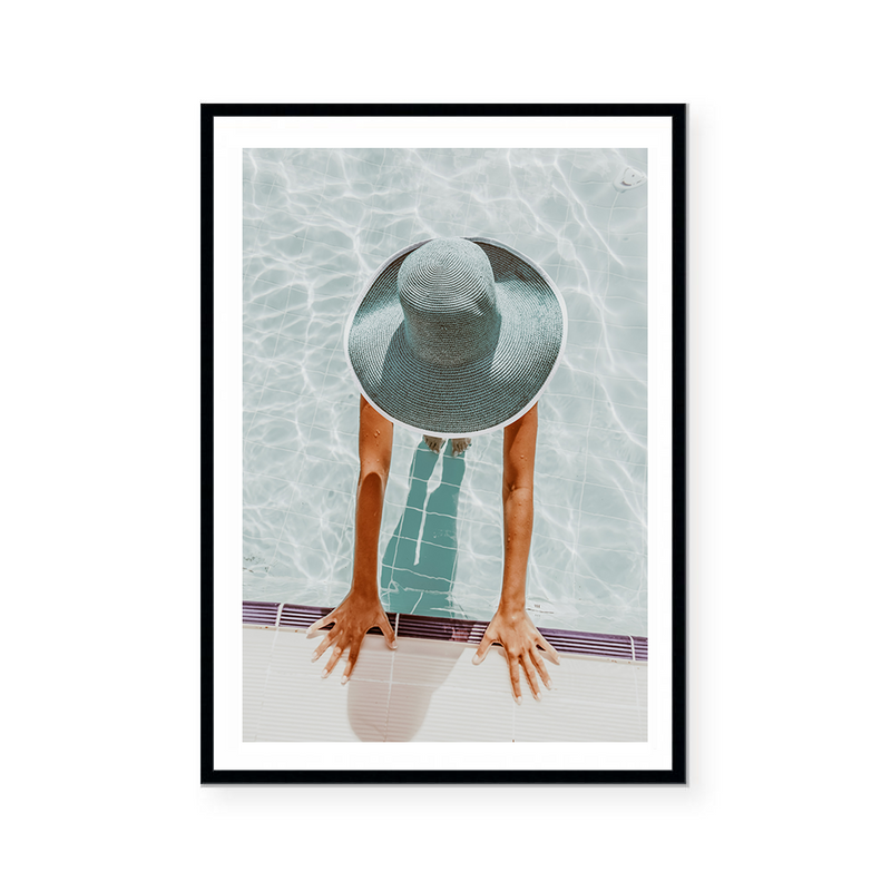 Morning By The Pool | Art Print