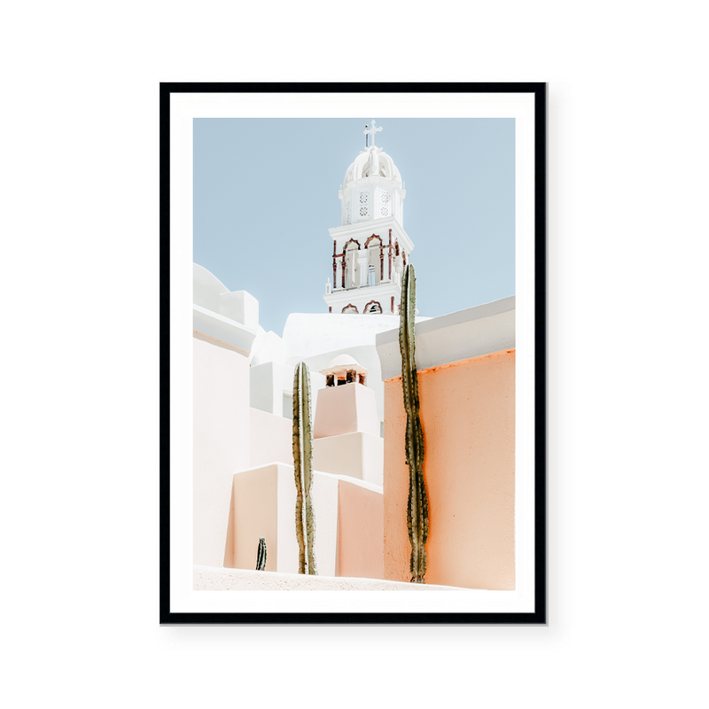 Santorini Cactus | Art Print