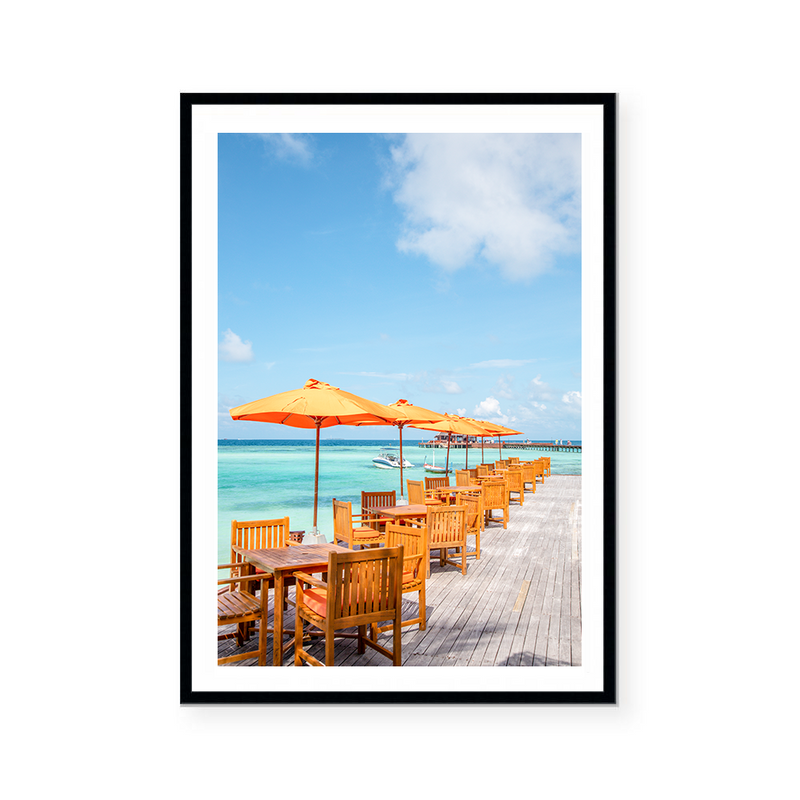 Wooden Deck Pier | Art Print