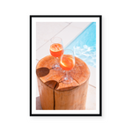 Aperol Spritz In Warm Sun | Art Print