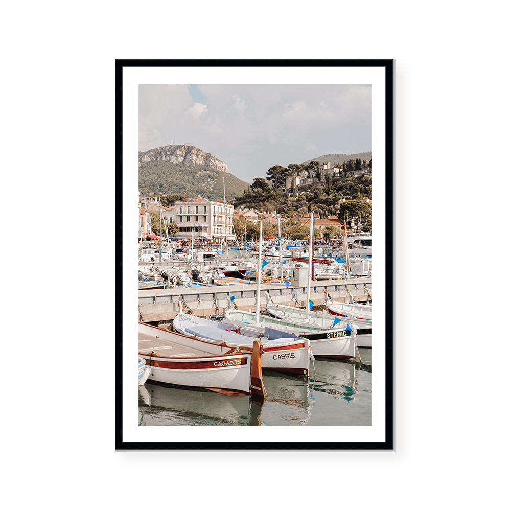 Cassis Harbour Reflections | Art Print