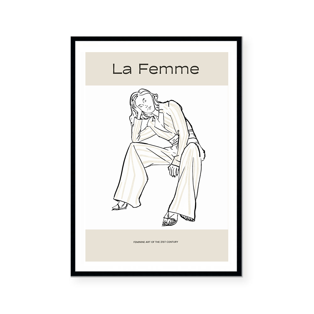 La Femme Archives IV | Art Print
