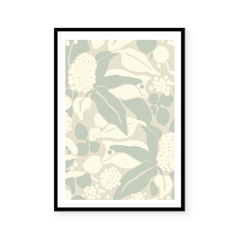 Sage Banksias | Art Print