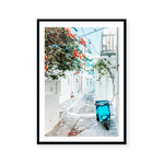 White Washed Streets | Greece | Art Print