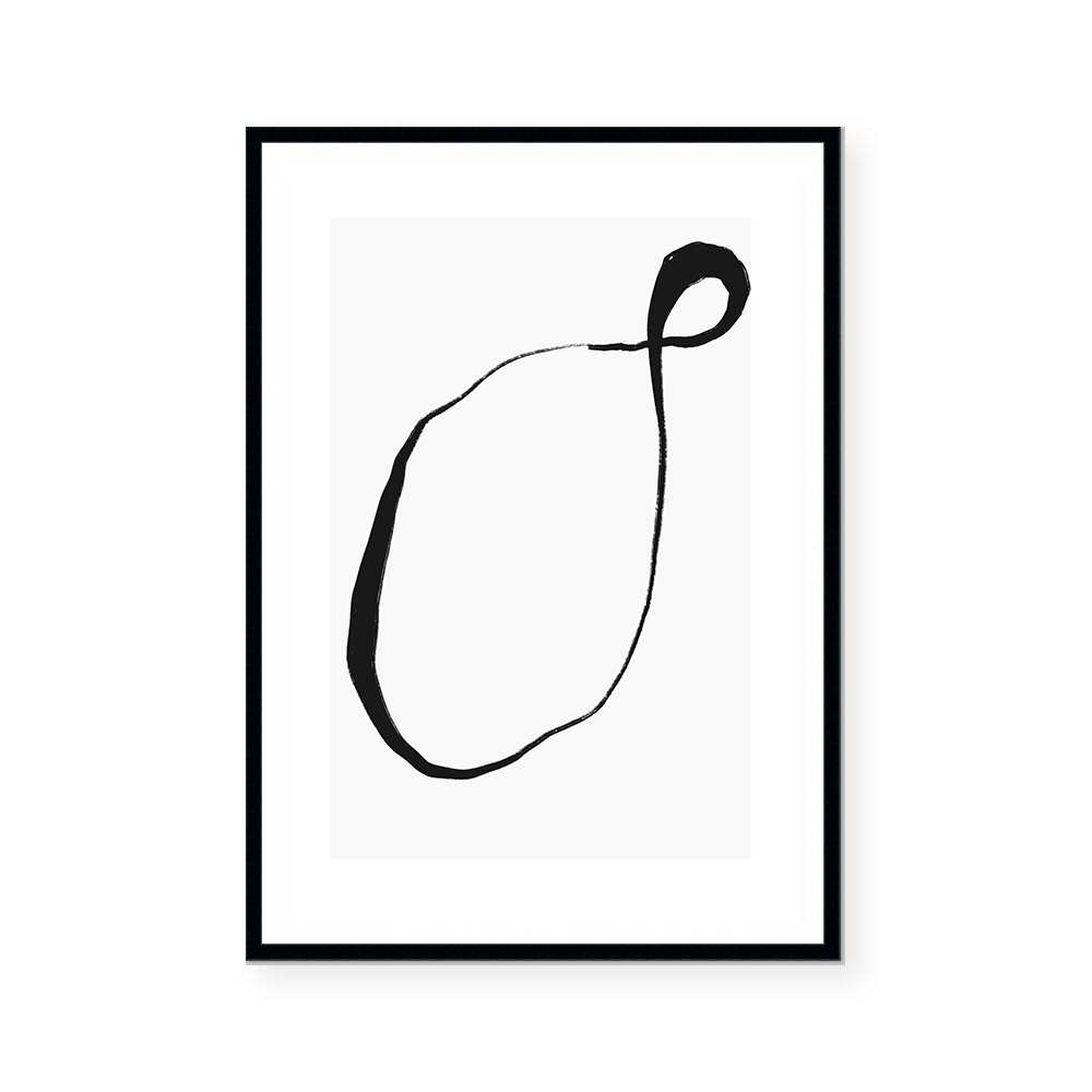 Soft Neutral Fluid II | Art Print