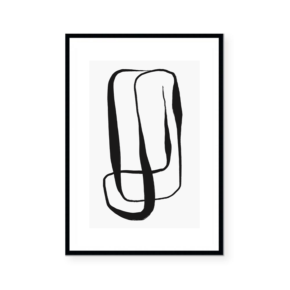 Soft Neutral Fluid IV | Art Print