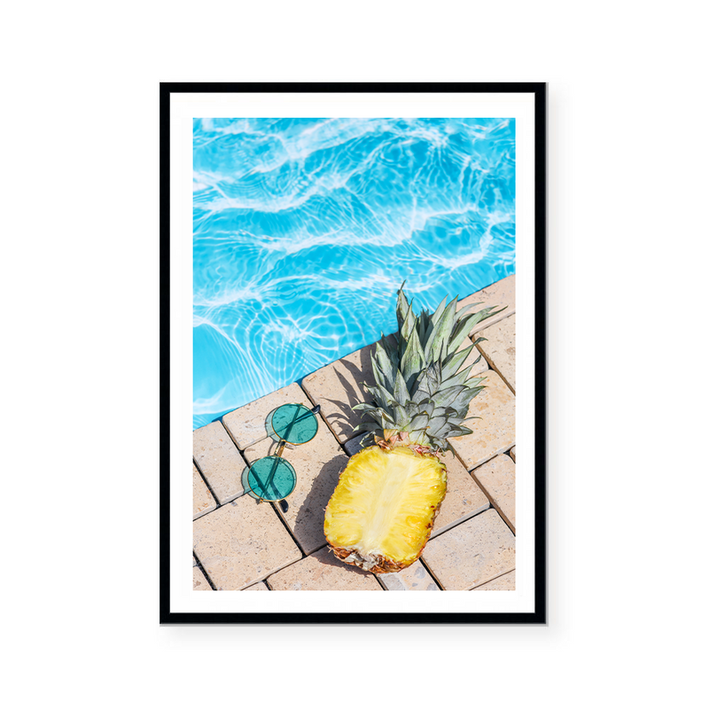 Pineapple And Sunglasses | Art Print