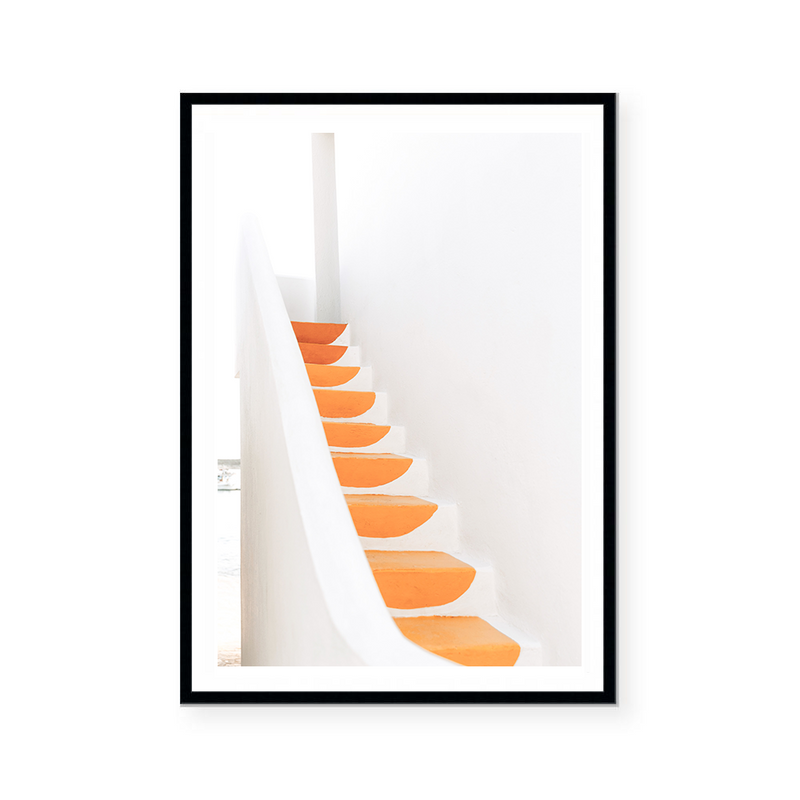 Minimalist Steps In Greece | Art Print