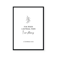 I Am Strong | Art Print