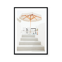 Cafe In Greece | Art Print