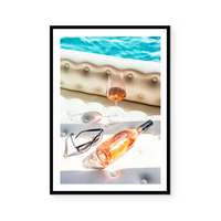 Wine On Yacht | Art Print