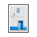 Blue Door In Assila | Art Print