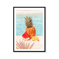 Summer Fruits By The Pool | Art Print