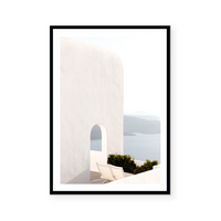 Santorini Balcony | Art Print