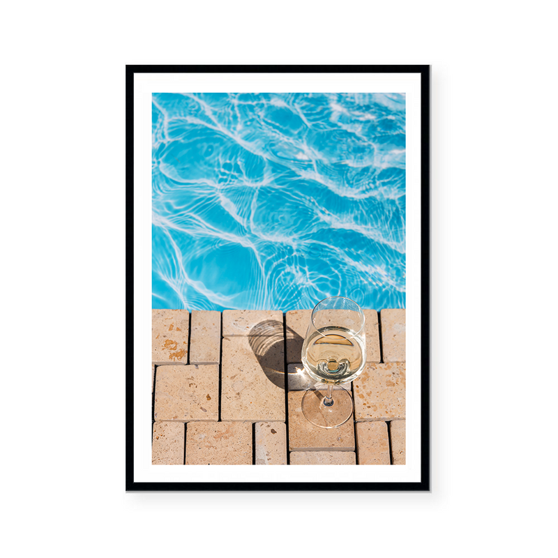 White Wine And Swims | Art Print