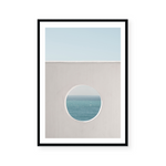 Ocean View Through The Wall | Art Print