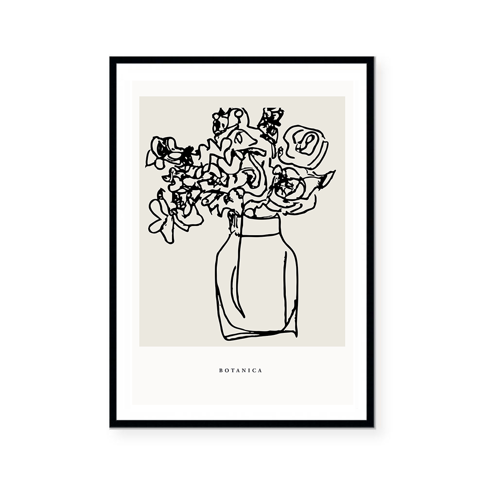 Contour Flora IV | Art Print