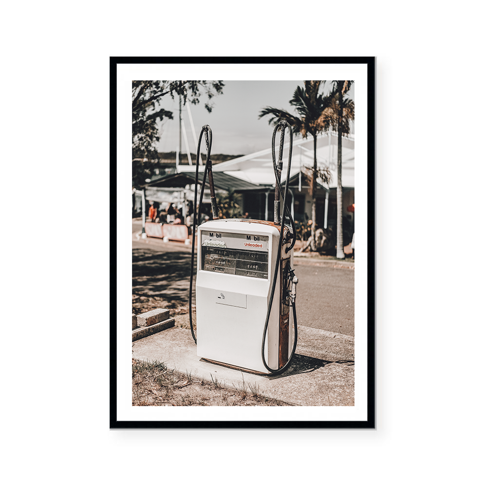 Vintage Mobil Petrol | Art Print