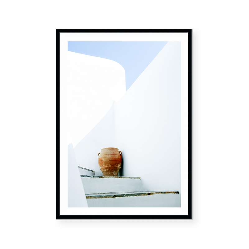 Santorini Urn | Art Print