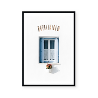 Old Window In Greece | Art Print