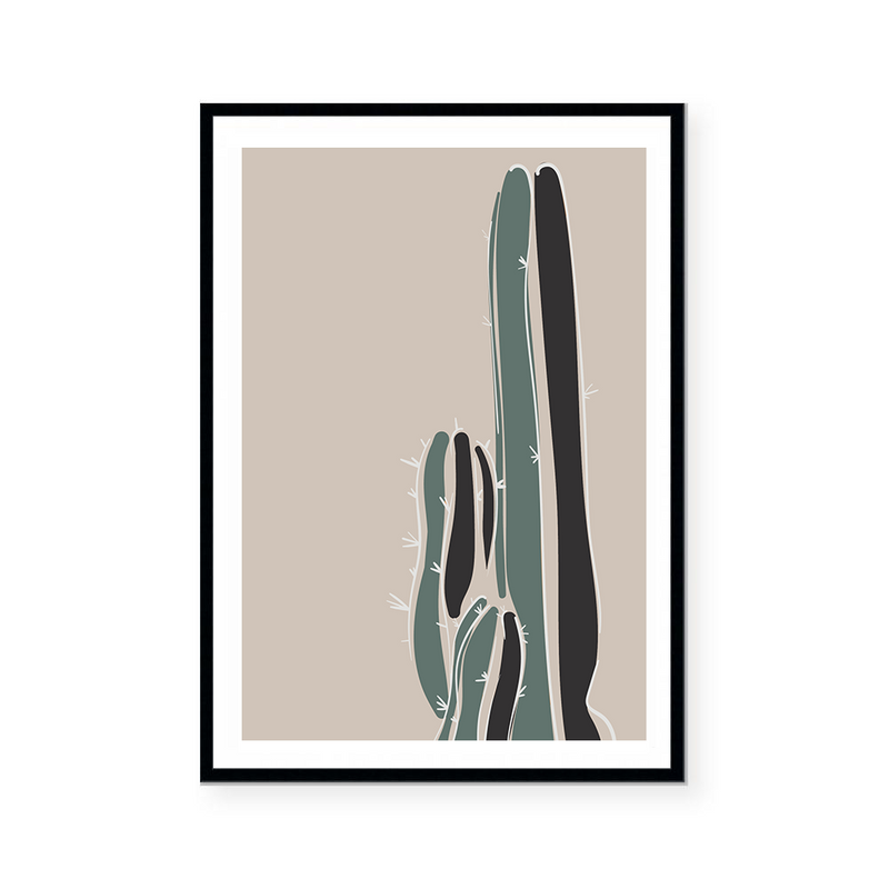 Abstract Cactus | Art Print