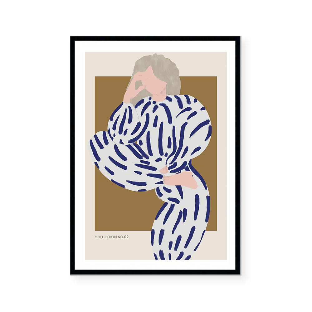 Lagom Women | Blue | Art Print