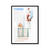 Courtyard In Greece | Art Print