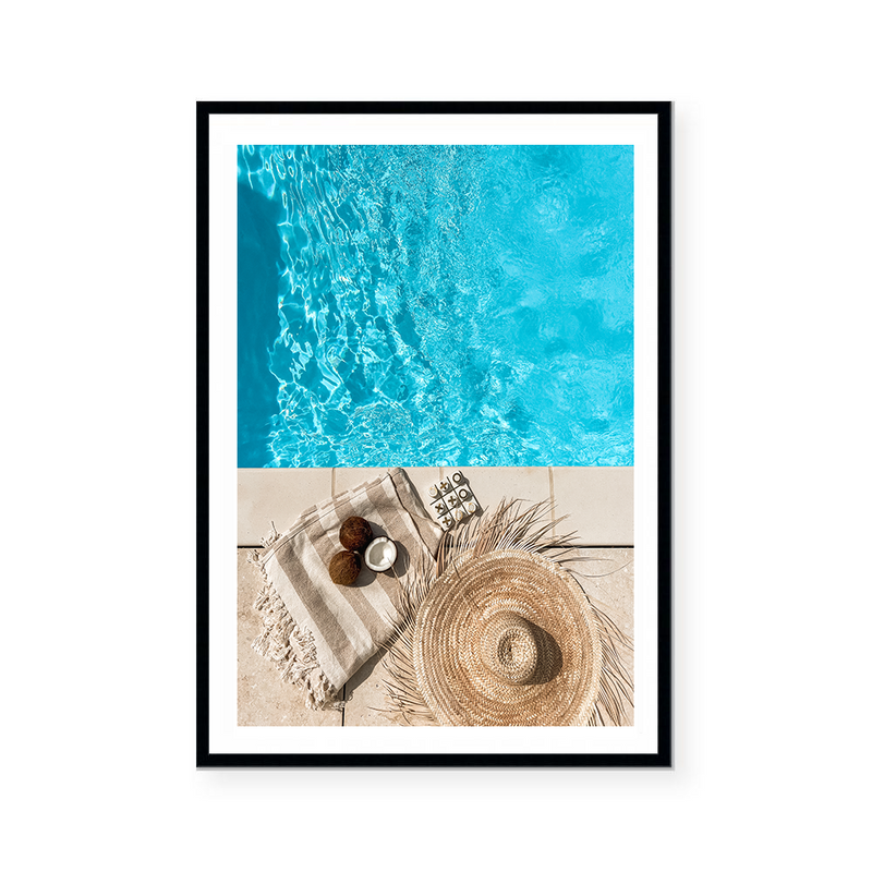 Relax By The Pool | Art Print