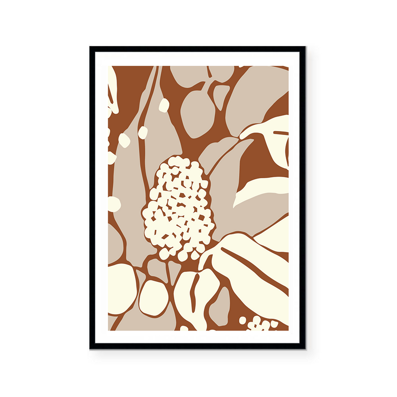 Earthy Banksias | Art Print