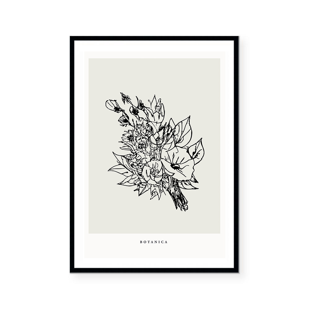Contour Flora I | Art Print