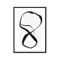 Soft Neutral Fluid I | Art Print
