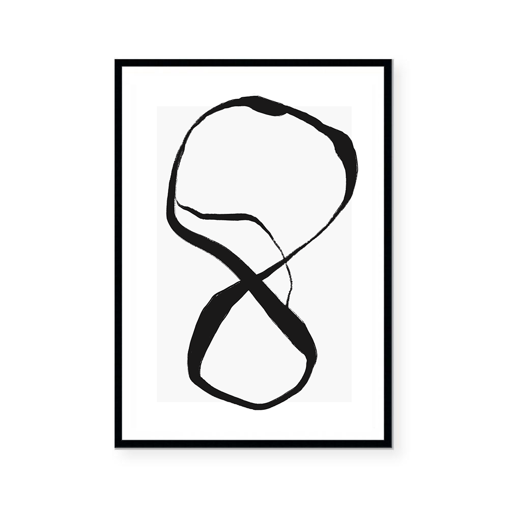 Soft Neutral Fluid I | Art Print