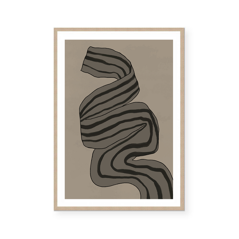 Striped Ribbon | Art Print